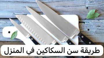 هتبقي حااادة جدًا.. طريقة سن السكاكين في المنزل دون شراء أدوات باهظة