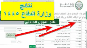 استعلم الآن .. رابط نتائج وزارة الدفاع 1445 للوظائف العسكرية نساء – رجال عبر tajnid.mod.gov.sa