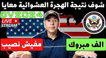 Electronic Diversity Visa.. استعلم الان عن نتائج اللوتري الأمريكي 2024.. الهجرة العشوائية لأمريكا