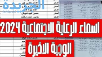 شوف اسمك موجود ولا لأ.. اسماء المشمولين بالرعاية الاجتماعية الوجبة السابعة 2024 بالعراق