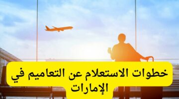 ضمان سفرك بدون قيود.. الاستعلام عن التعاميم في الإمارات