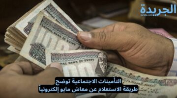 التأمينات الاجتماعية توضح.. طريقة الاستعلام عن معاش مايو إلكترونياً