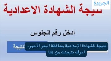 نتيجة الشهادة الإعدادية محافظة البحر الأحمر.. اعرف نتيجتك من هنا