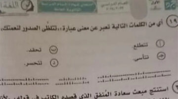 ما هي إجابة معنى تتلظى؟ التي شغلت الكثير من طلاب الثانوية العامة اليوم