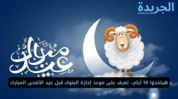 هياخدوا 10 أيام.. تعرف على موعد إجازة البنوك قبل عيد الأضحى المبارك