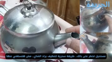 مستحيل تخطر على بالك.. طريقة سحرية لتنظيف براد الشاي.. مش هتستغني عنها