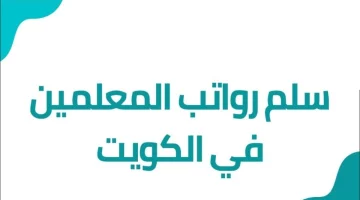 سلم رواتب المعلمين الجدد في الكويت وما هو الحد الأقصي والأدني