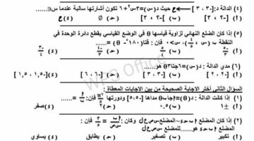 مراجعات نهائية.. امتحان الرياضيات القاهرة 2025 لـ الصف الأول الثانوي – الجريدة